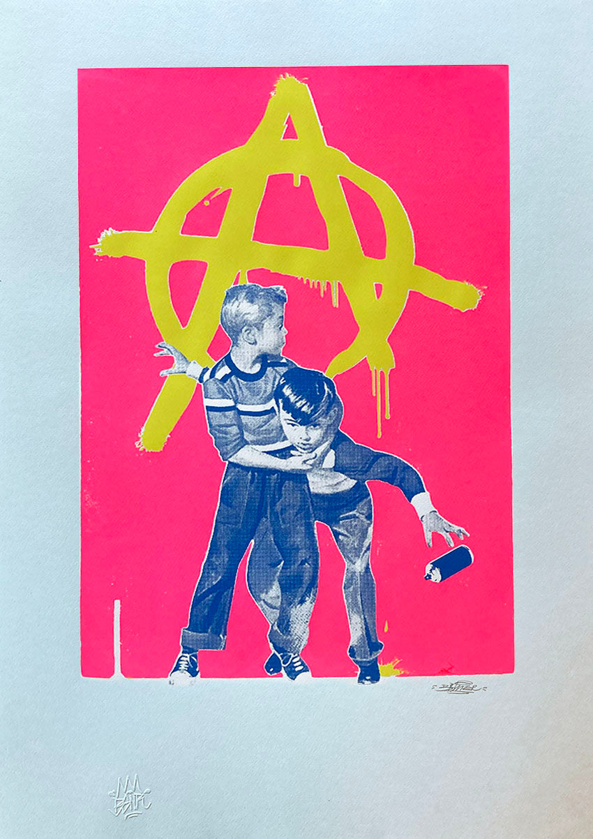 Anarquia FLUOR PINK - Screen Print
