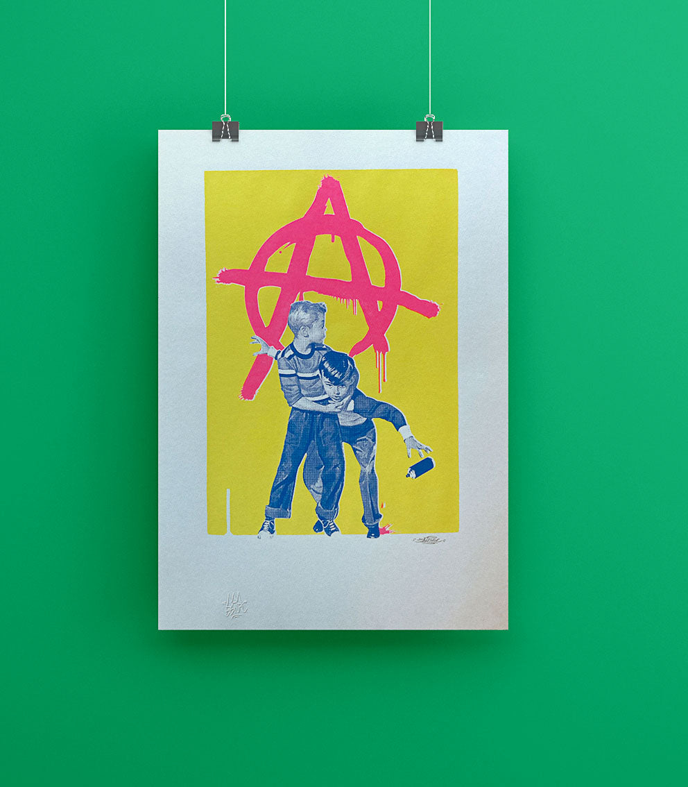 Anarquia YELLOW - Screen Print