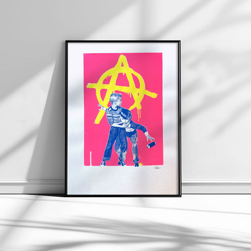 Anarquia FLUOR PINK - Screen Print