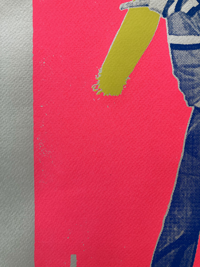 Anarquia FLUOR PINK - Screen Print