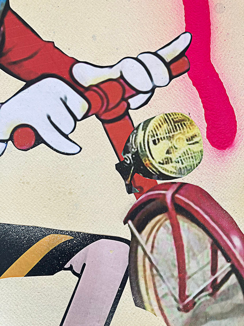 Consuelo on Paper - Original Collage