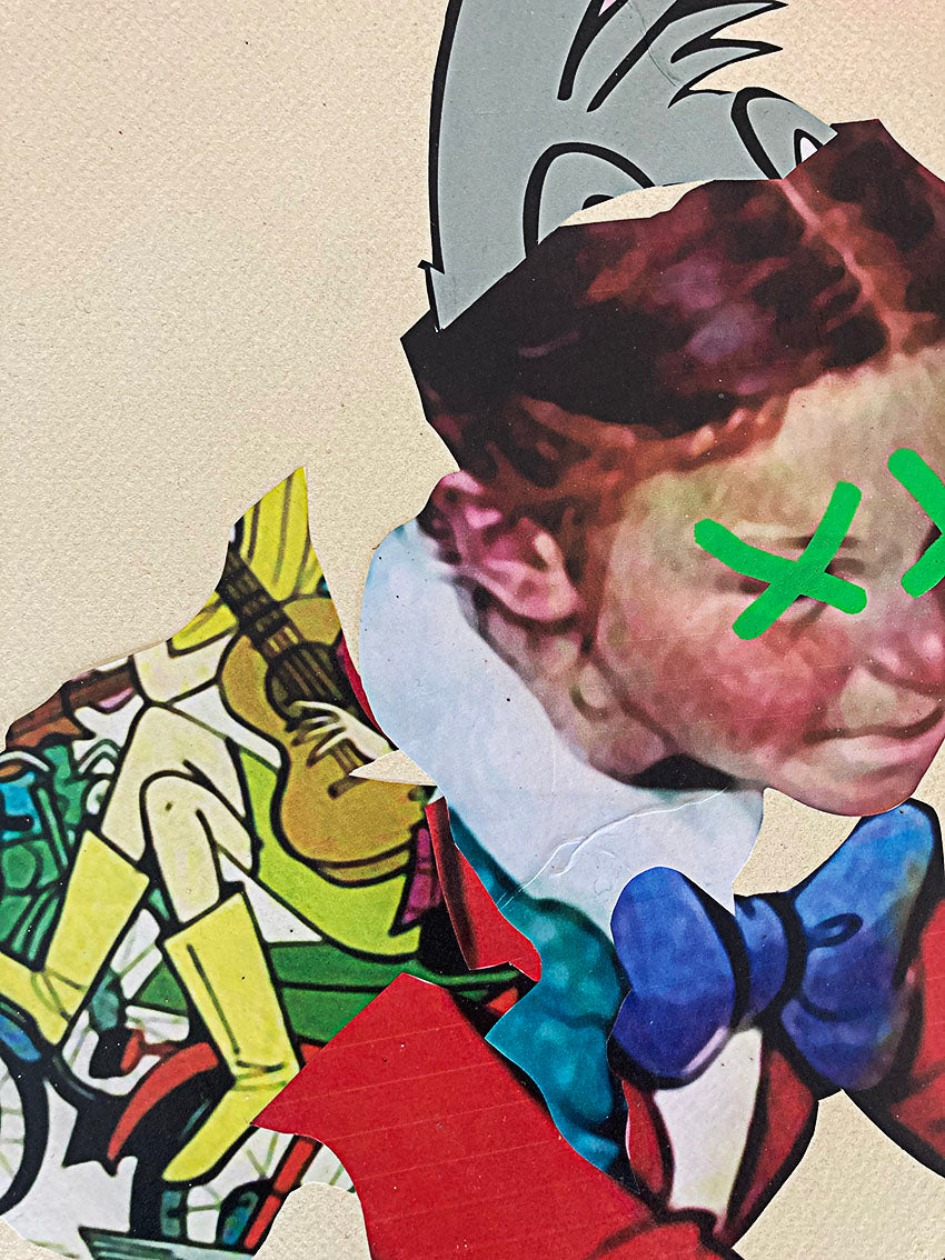 Consuelo on Paper - Original Collage