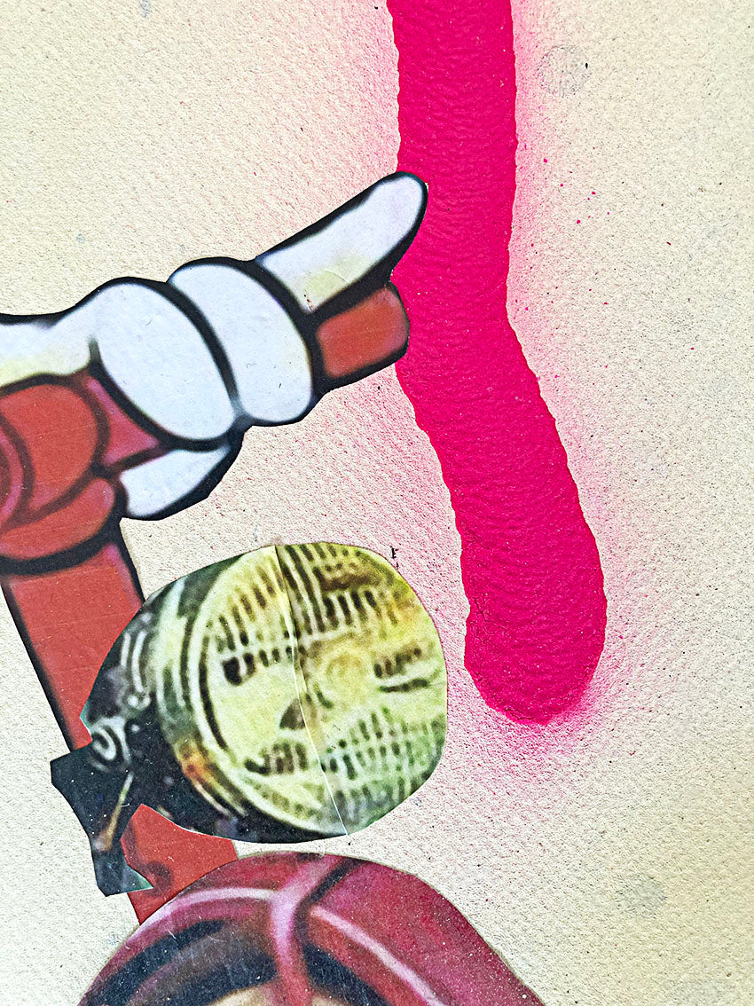 Consuelo on Paper - Original Collage