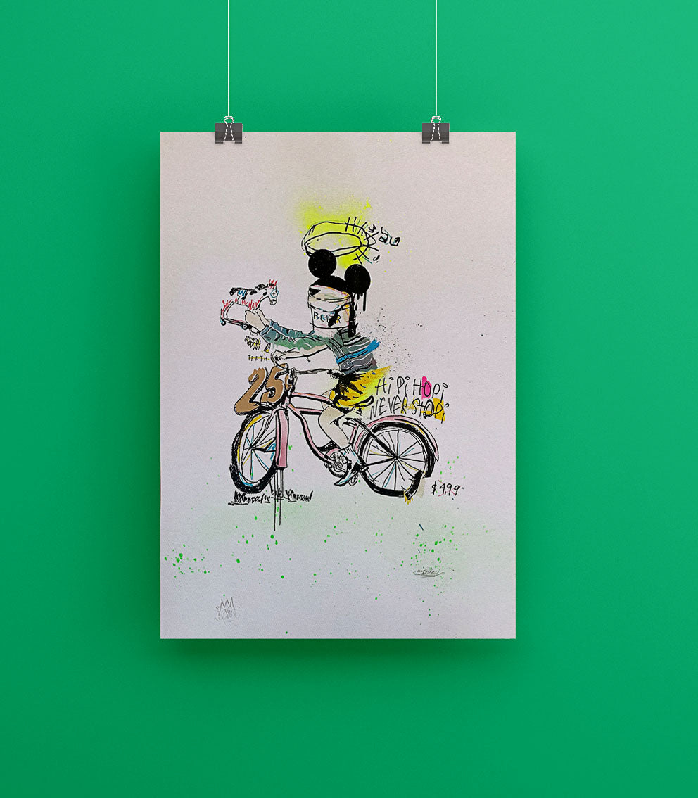 Hipi Hopi Never Stopi - Screen Print