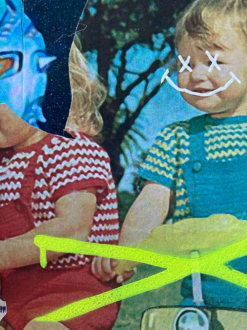 Irmãs Lambreta - Original Collage