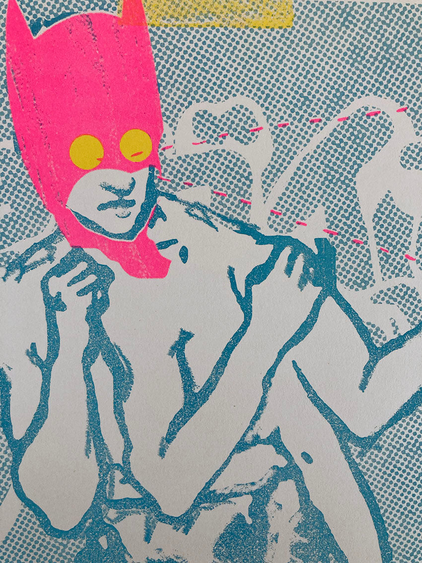 Lutador - Risograph Print