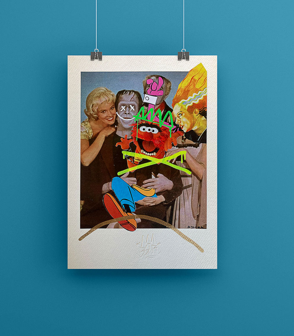 Monstros - Original Collage