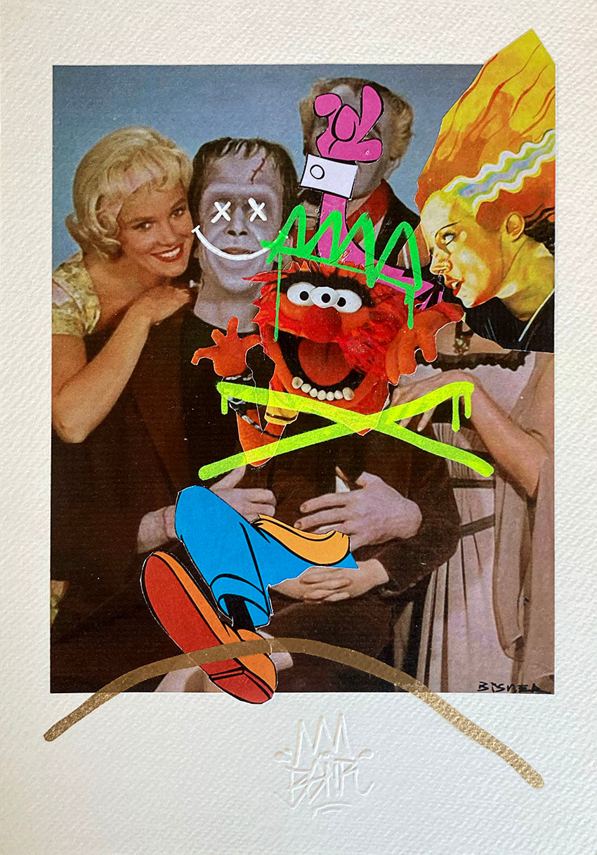 Monstros - Original Collage