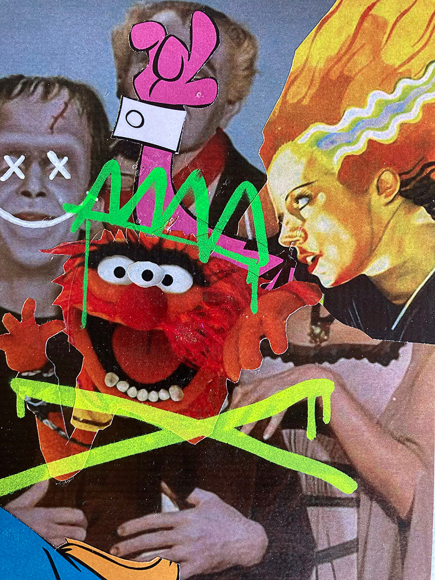 Monstros - Original Collage