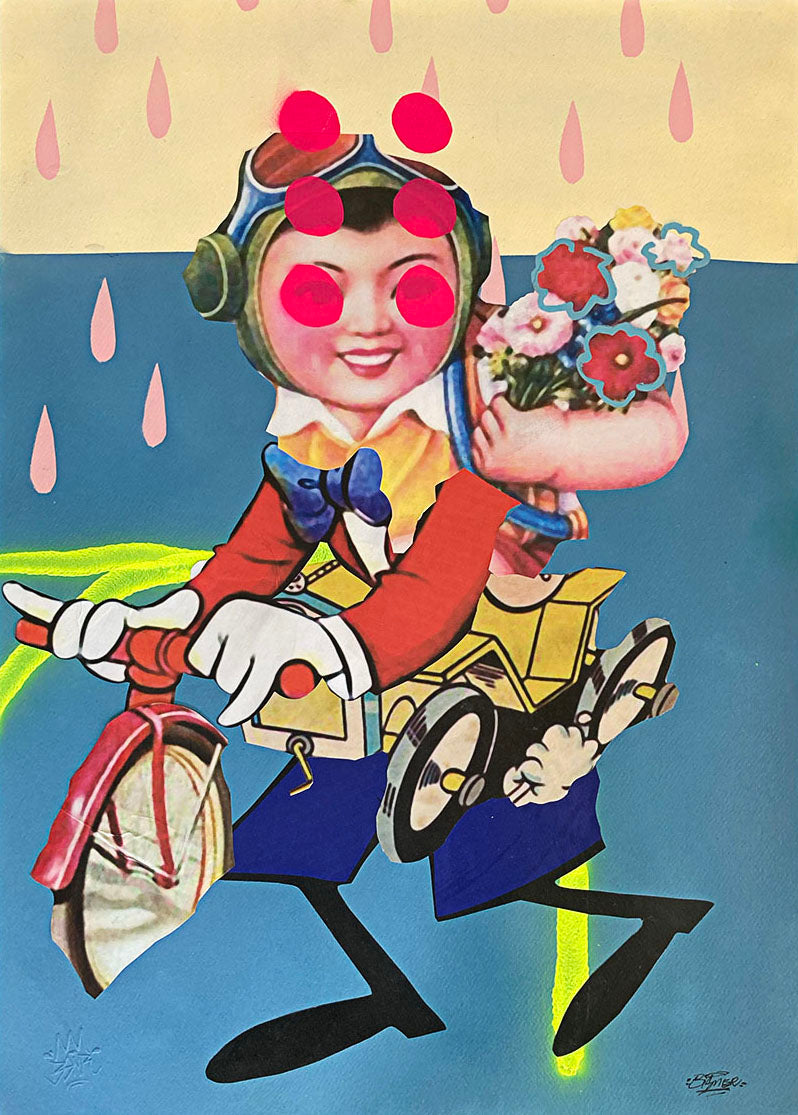 Velho Futuro - Original collage