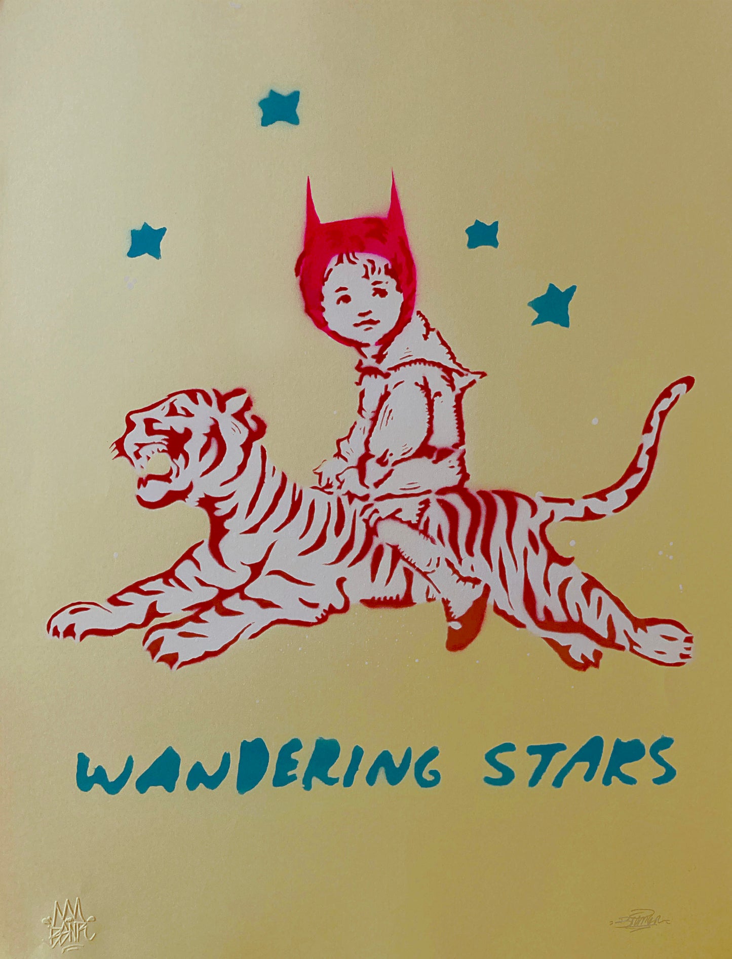 Wandering Stars YELLOW - Spray Paint