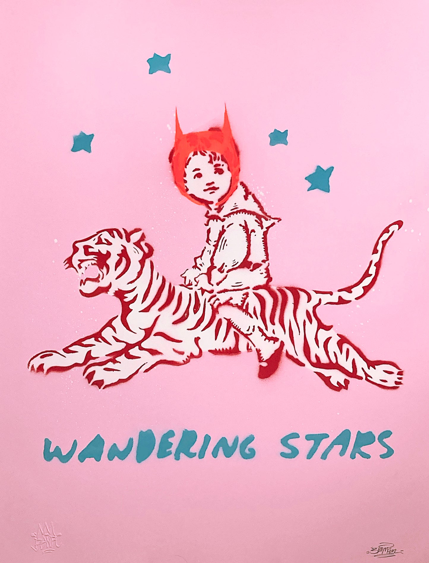 Wandering Stars PINK - Spray Paint