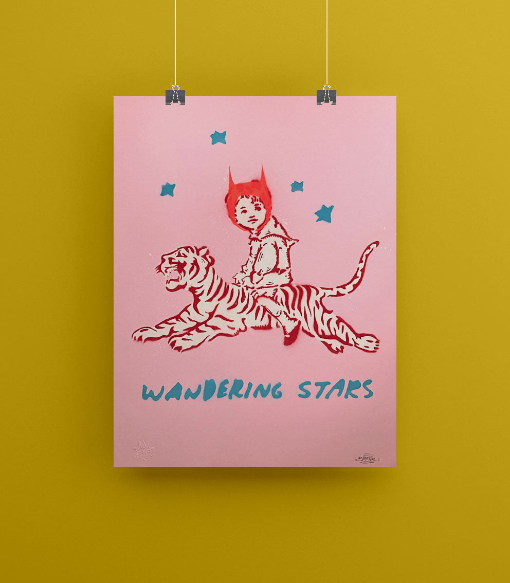 Wandering Stars PINK - Spray Paint