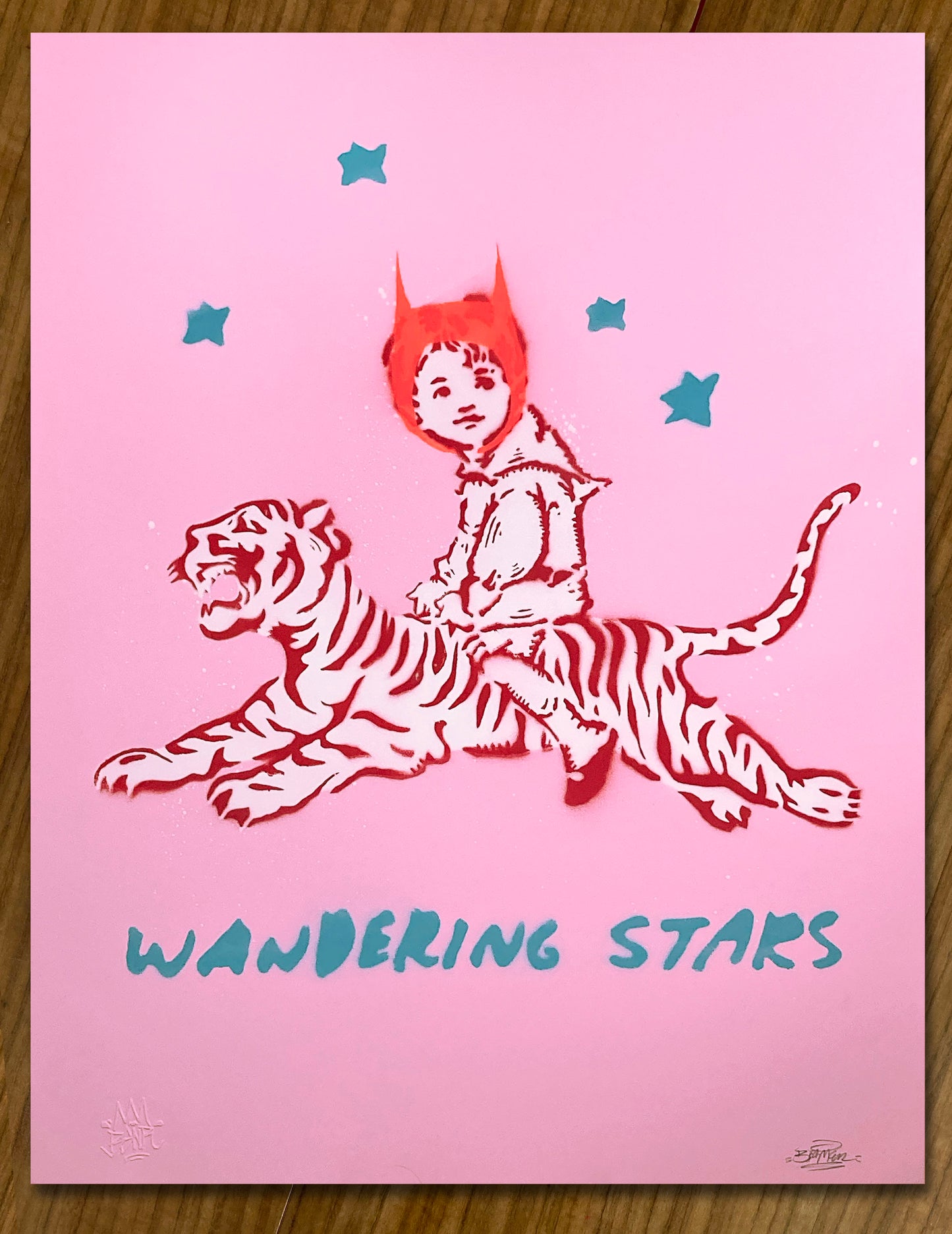 Wandering Stars PINK - Spray Paint